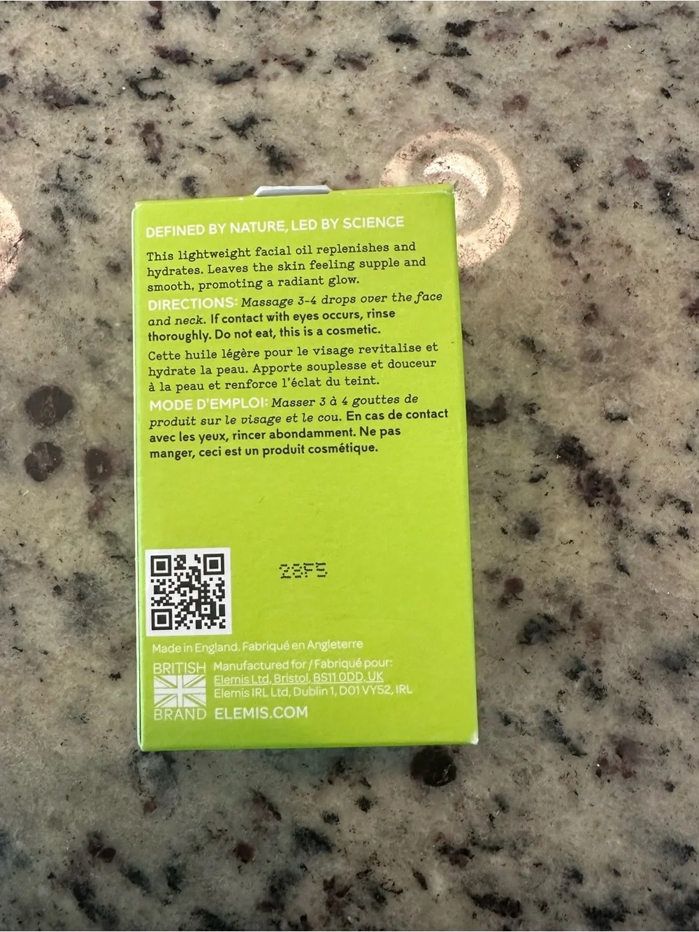ELEMIS Superfood Facial Oil - Lime Green Packaging